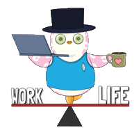 Out Of Office Work Sticker by Pudgy Penguins