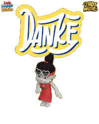 German Thank You Sticker by Zhotcita