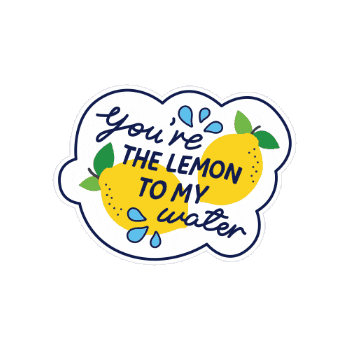 BadLiebenwerdaMineralquellen giphygifmaker summer water lemon Sticker