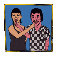 Rock N Roll Love Sticker by Kanosena