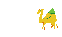Walk Camel Sticker