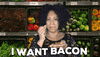 ComedianHollyLogan crying hungry cry eating GIF
