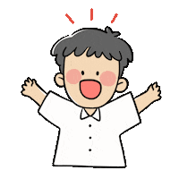 inskruteamth happy cheer student cheer up Sticker