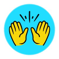 thebuzzndcs yes deaf yas praise Sticker