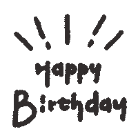 Birthday 誕生日 Sticker