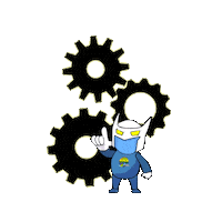 Gears Worksmarter Sticker by Island Pitch - Do Cool Things the Right Way!®