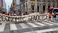 Toronto Demonstrators Protest Treatment of Indigenous People