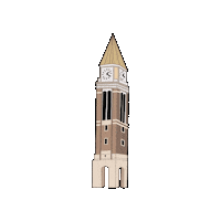 OaklandUniversity campus tower oaklanduniversity thisisou Sticker