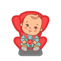TrafikHayattir baby car kid roadtrip Sticker