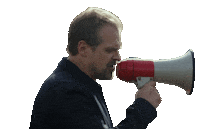 Announce David Harbour Sticker by Sony Pictures