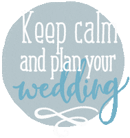 Bride Keep Calm Sticker by FreakinFineWeddings