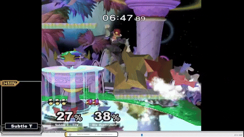 subtlet giphyupload ssbm captainfalcon supersmashbrothers GIF