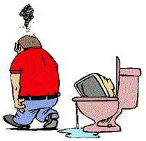 toilet STICKER