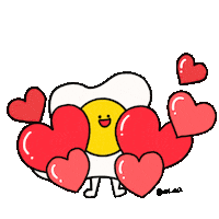 Egg Love Sticker