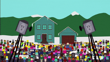 crowd standing GIF by South Park 