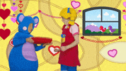 I Love You Hearts GIF by Mother Goose Club