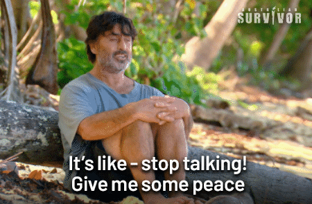 Peace Shut Up GIF by Australian Survivor