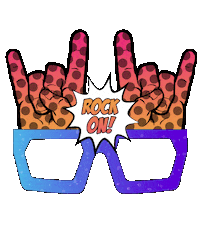 rock on party Sticker by DR Ultra