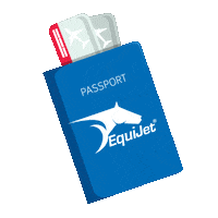 officialequijet horse equestrian passport happy client Sticker