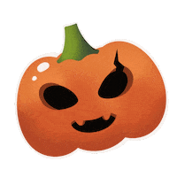 Thanksgiving Day Halloween Sticker