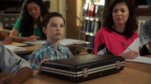 scared sheldon GIF by CBS