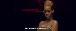 russian roulette music video say a prayer to yourself GIF by Rihanna