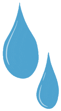 morganeperrot water tears drops larmes Sticker