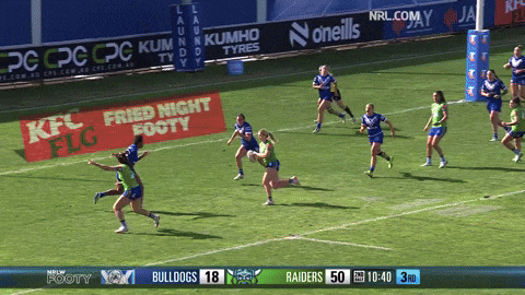 Womens Rugby League Nrl GIF by Canberra Raiders