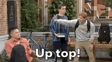 High Five Up Top GIF by Saturday Night Live