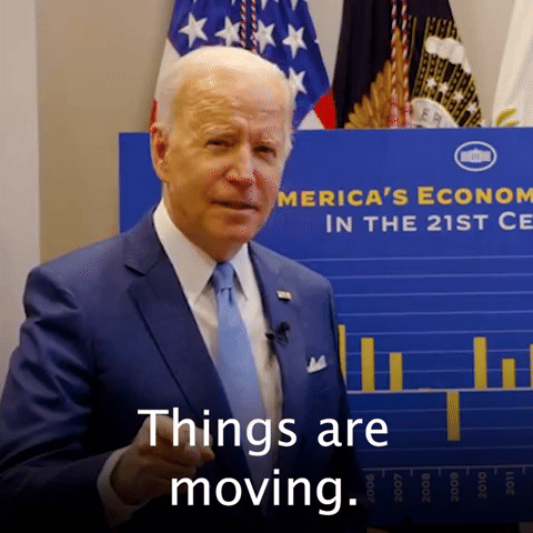 Things are moving.