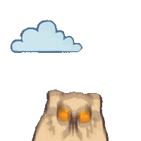 Sonne Groundhog Sticker by Fuzzstock Bergfestival