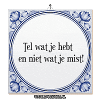 Focus Moment Sticker by Tegelspreuken.nl