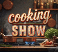 Text Cooking GIF