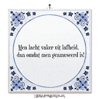 Humor Spanning Sticker by Tegelspreuken.nl