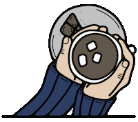 Sweater Weather Drink Sticker