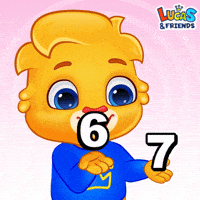 6 7 Trending GIF by Lucas and Friends by RV AppStudios