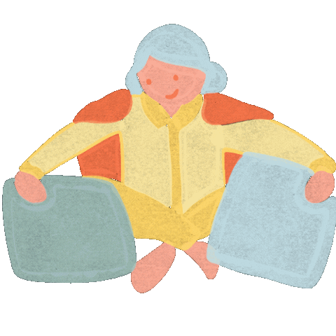ShawnaSmyth winter cozy warm blanket Sticker
