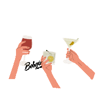 Cheers Sorority Sticker by Belvoir Lemonades & Cordials
