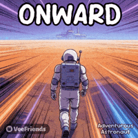 Space Walk GIF by VeeFriends
