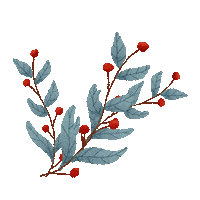 Christmas Holly Sticker