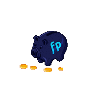 To The Moon Rain Sticker by Flitpay