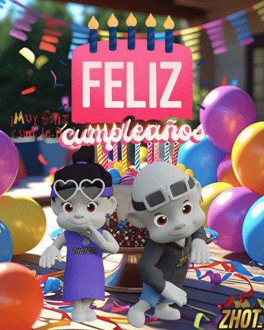 Fiesta Cumple GIF by Zhot