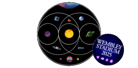 Chris Martin Sparks Sticker by Coldplay