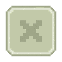 Pixel Button Sticker