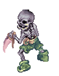 monster skeleton STICKER