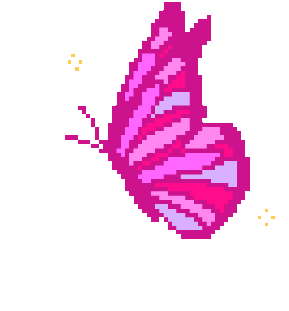 Pixel Pink Sticker by Kelly Li