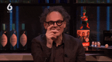 Johan Derksen Laughing GIF by Vandaag Inside