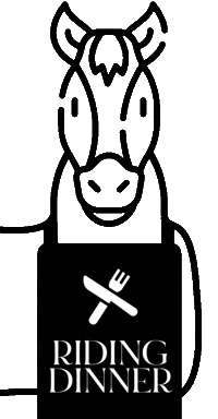 ridingdinner horse dinner vienna wien Sticker