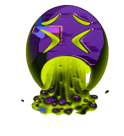 Glitch Emoji Sticker by #BASILIO