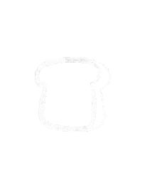 r5dh84bmyqLUANWENTINGMIA white breakfast baking toast Sticker